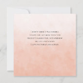 Vrouw Jubileum Blauwe en Oranje Poppies Notitiekaartje (Achterkant)