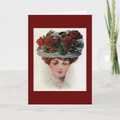  vrouw kaart (Voorkant)