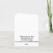 Vrouw Kardinaal Art Note Kaart (Achterkant)