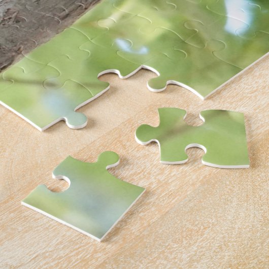 Vrouw Kardinaal Fledgling, vogelliefje Legpuzzel (Zijkant)