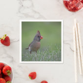 Vrouw Kardinaal Napkin Servetten (Insitu)
