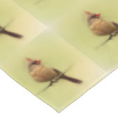Vrouw Kardinaal Songbird Tafelkleed (Gekanteld)