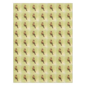 Vrouw Kardinaal Songbird Tafelkleed (Voorkant)