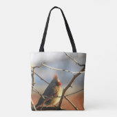 Vrouw kardinaal tote bag (Achterkant)