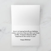 Vrouw Kardinaal Verjaardag Kaart (Binnen)