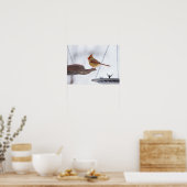 Vrouw kardinale tijd poster (Keuken)