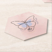 Vrouw Kartonnen Onderzetters (Schuin)