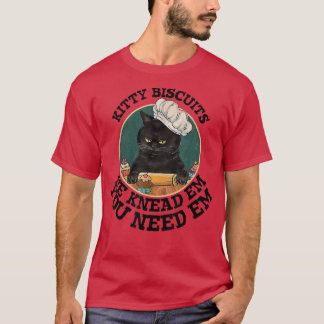 Vrouw kat Kat koekjes die je nodig hebt T-shirt