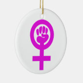 Vrouw Keramisch Ornament (Rechts)