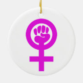 Vrouw Keramisch Ornament (Achterkant)