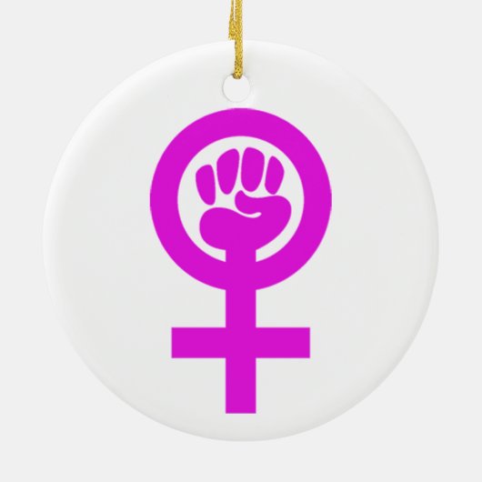 Vrouw Keramisch Ornament (Achterkant)