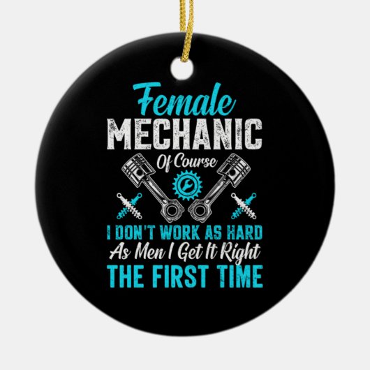 Vrouw Keramisch Ornament (Voorkant)