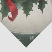 Vrouw Kerst Elf Winter Decoupage Papier (Detail)