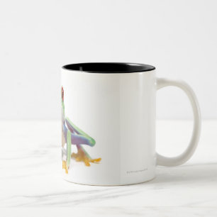 Vrouw kikker 2 tweekleurige koffiemok