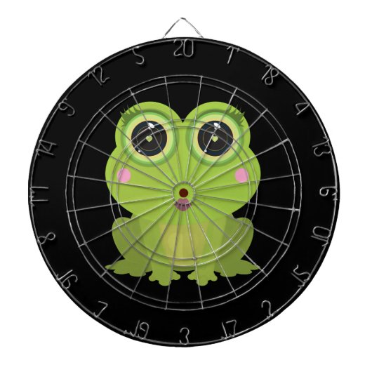 Vrouw Kikker Dartbord (Voorkant)