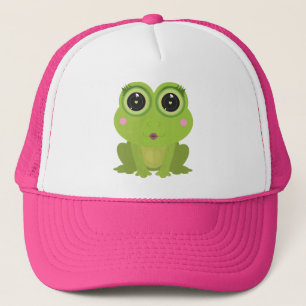 Vrouw Kikker Trucker Pet