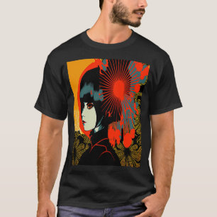 Vrouw Kimono Retro Geisha Japanse Samura T-shirt