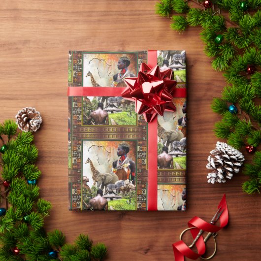 Vrouw King Cadeaupapier (Feestdagen Geschenken)