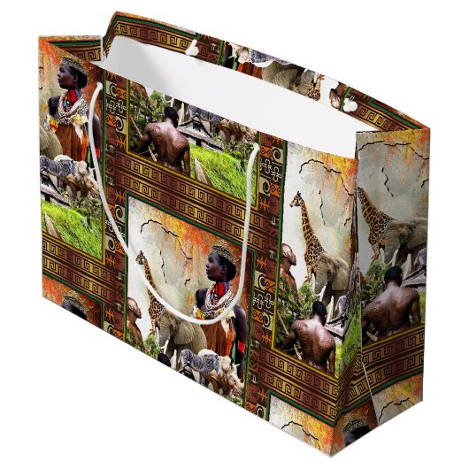 Vrouw King Groot Cadeauzakje (Achterkant Gekanteld)