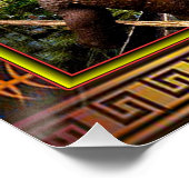 Vrouw King Perfect Poster (Hoek)