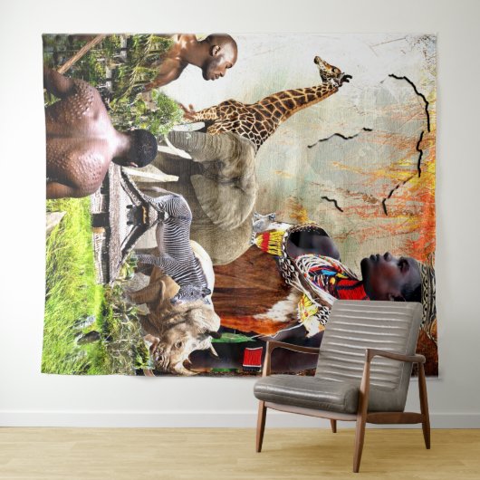 Vrouw King Wandkleed (In Situ (horizontaal))