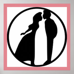 VROUW KISSING MAN POSTER