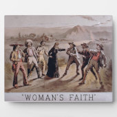 'Vrouw' (kleurenlitho) Fotoplaat (Voorkant)