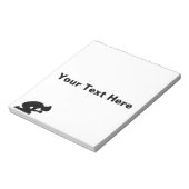 Vrouw Kneeling in Prayer. Pray zonder stopzetting Notitieblok (Linkerzijde)