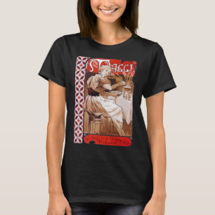 Vrouw Koken, Alphonse Mucha T-shirt