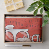 Vrouw Koken, Alphonse Mucha Tissuepapier (Geschenk)