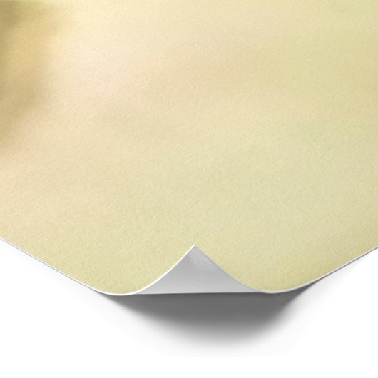 Vrouw kolibrie in haar nest poster (Hoek)