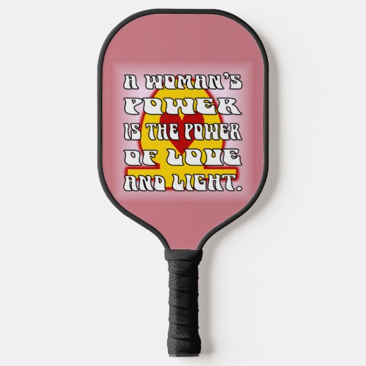 Vrouw Kracht Pickleball Paddle (Voorkant)