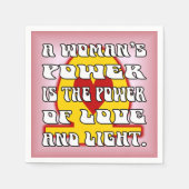 Vrouw Kracht Servet (Voorkant)