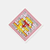 Vrouw Kracht Servet (Hoek)