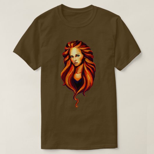 Vrouw krachtig t-shirt (Design voorkant)