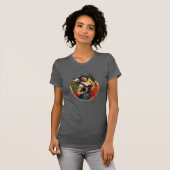 Vrouw Krampus T-shirt (Voorkant volledig)