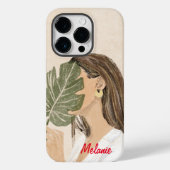 Vrouw Kunst Case-Mate iPhone Case (Achterkant)