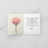 Vrouw Kunstenaar Schilderen Bloemen In Een Veld Ve Kaart (Binnen)