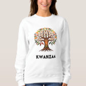 Vrouw Kwanzaa SweatShirt (Voorkant)