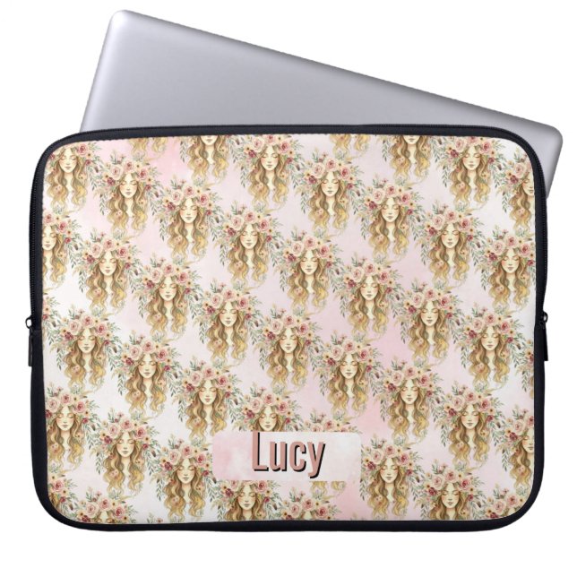 Vrouw Laptop Sleeve (Voorkant)