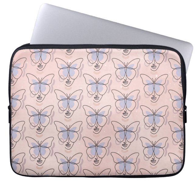 Vrouw Laptop Sleeve (Voorkant)