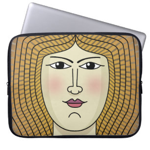 Vrouw Laptop Sleeve