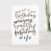 ***VROUW*** LATEN WE "U" OP VERJAARDAG VIEREN KAART (Voorkant)