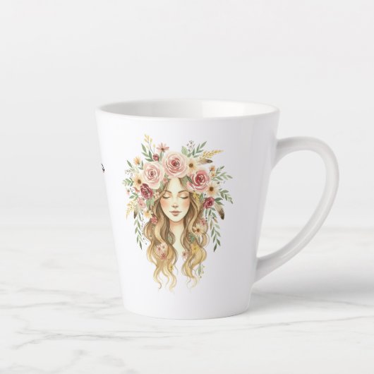 Vrouw Latte Mok (Rechts)