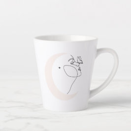 Vrouw Latte Mok
