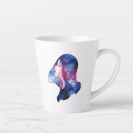 Vrouw Latte Mok