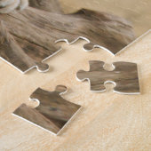 Vrouw leeuwen die bij dode bomen zitten legpuzzel (Zijkant)
