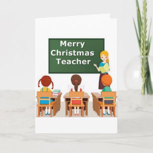 ***VROUW LES*** MET KERST *MOOIE WOORDEN* FEESTDAGEN KAART