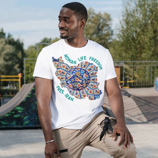 Vrouw leven vrijheid | Perzische kunst Iraanse ges T-shirt
