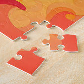 Vrouw Levendige werveling van emoties Legpuzzel (Zijkant)